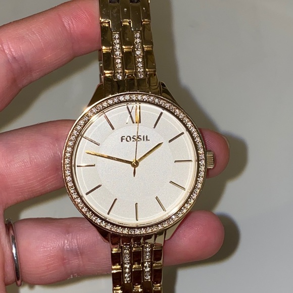 Fossil gold watch - Picture 1 of 5
